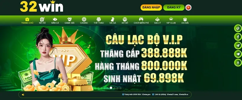 giao diện nhà cái 32vin